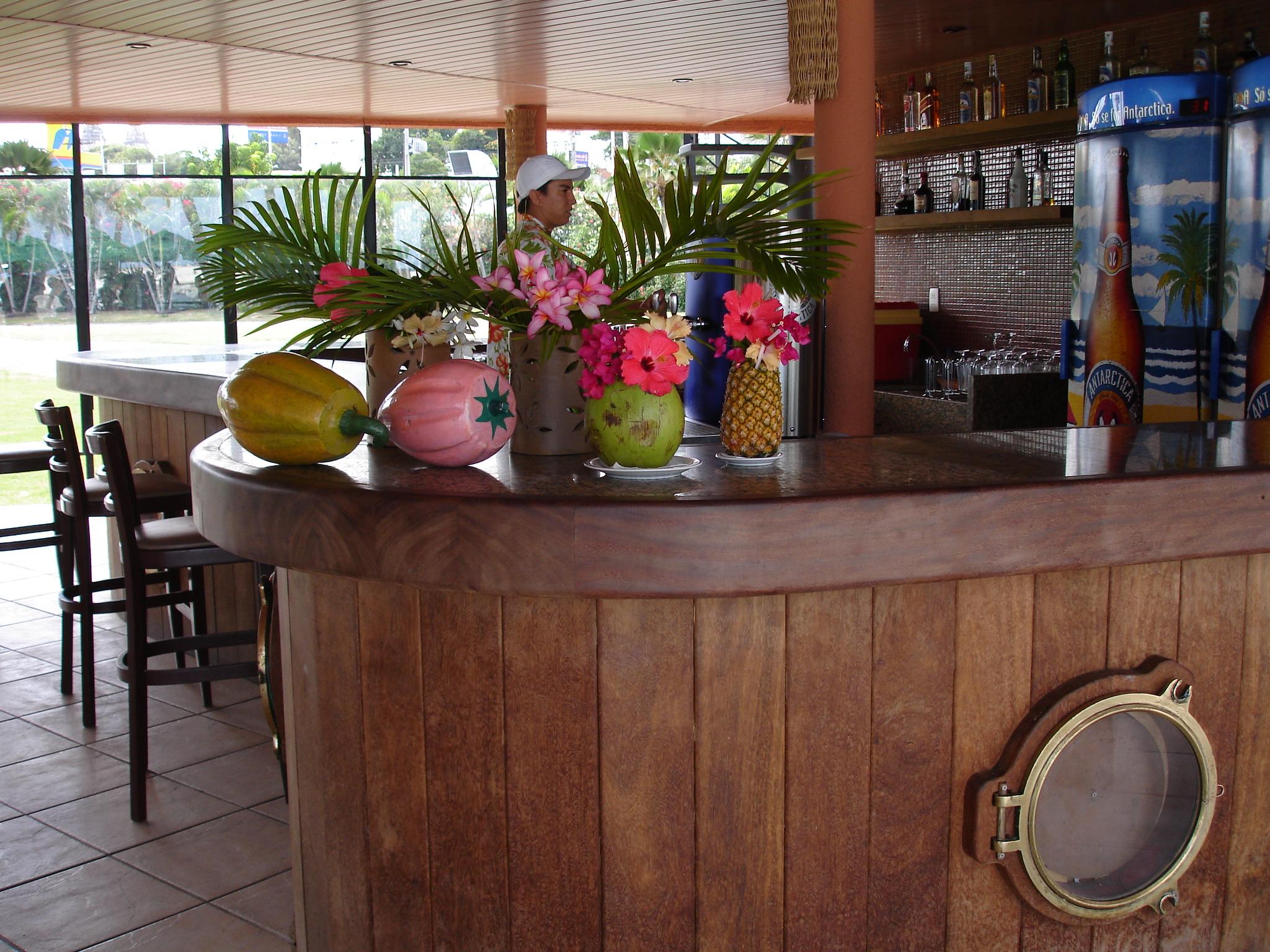 Marina Park Hotel Fortaleza  Eksteriør billede A tiki bar in Hawaii
