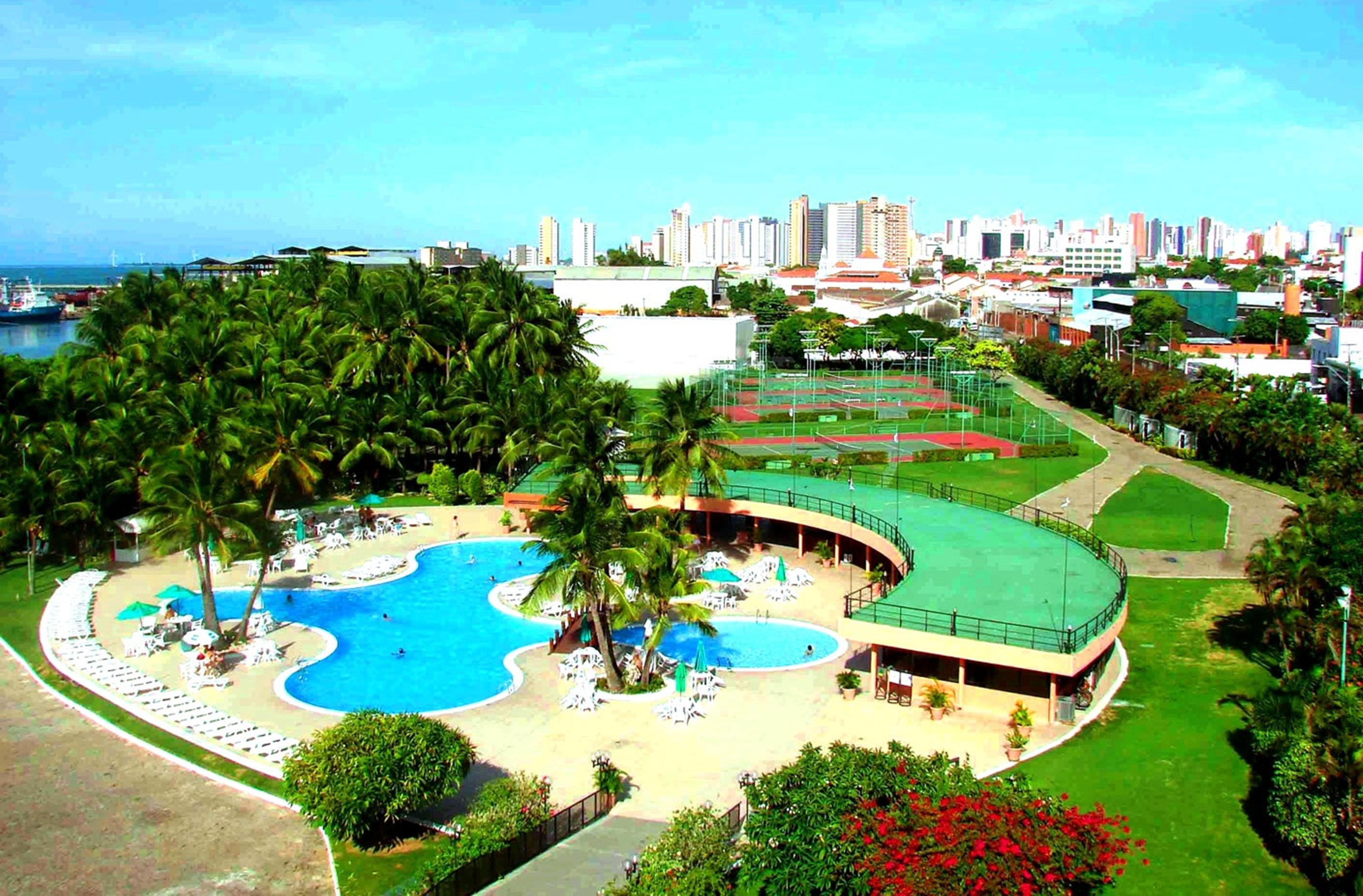 Marina Park Hotel Fortaleza  Eksteriør billede Aerial view of the hotel